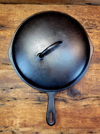 Awesome Combo!  Mid Century Birmingham Stove & Range Century Series No. 8 Skillet with Lid!