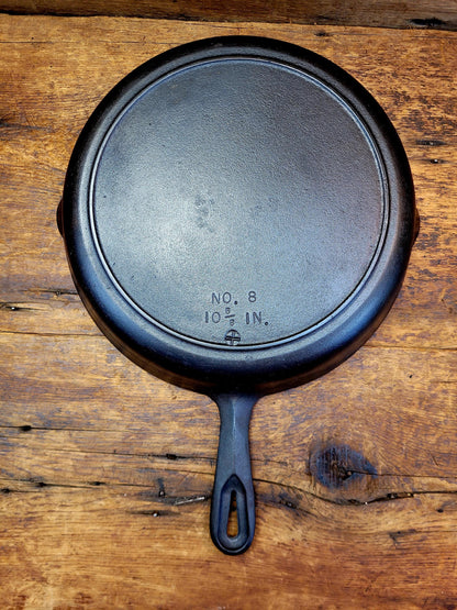 Awesome Combo!  Mid Century Birmingham Stove & Range Century Series No. 8 Skillet with Lid!