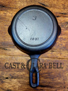 Griswold Iron Mountain #3 Cast Iron Egg Skillet with Heat Ring 1031 SC24