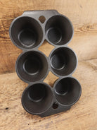 Beautiful 1920’s Griswold 6 Cup Muffin/Popover Pan 6141 Variation 4 Rarity 3. Restored Seasoned and Ready to Use!