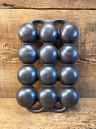 Great gift! 1930’s #9 Wagner ’golf ball’ brownie pan. Open air design gorgeous!