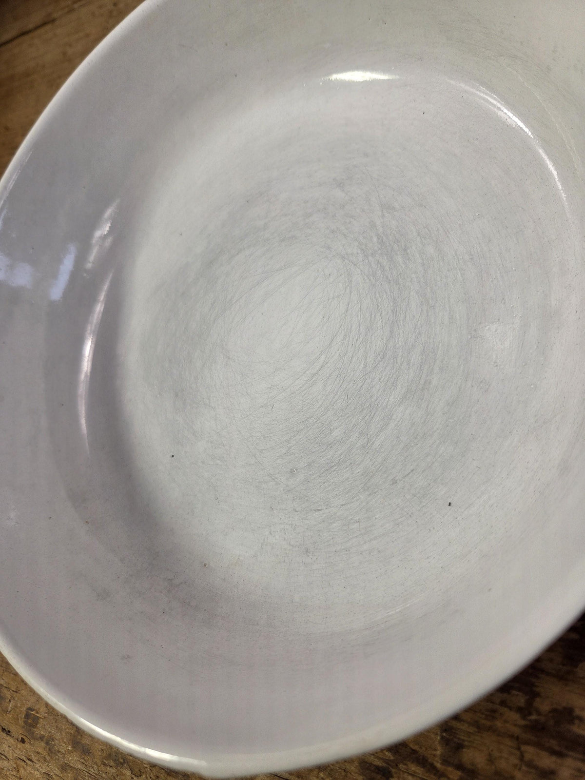 Rare and Cool story! White enameled BSR Red Mountain Series #5 Skillet with Heat Ring. Finished in the 70’s by a third