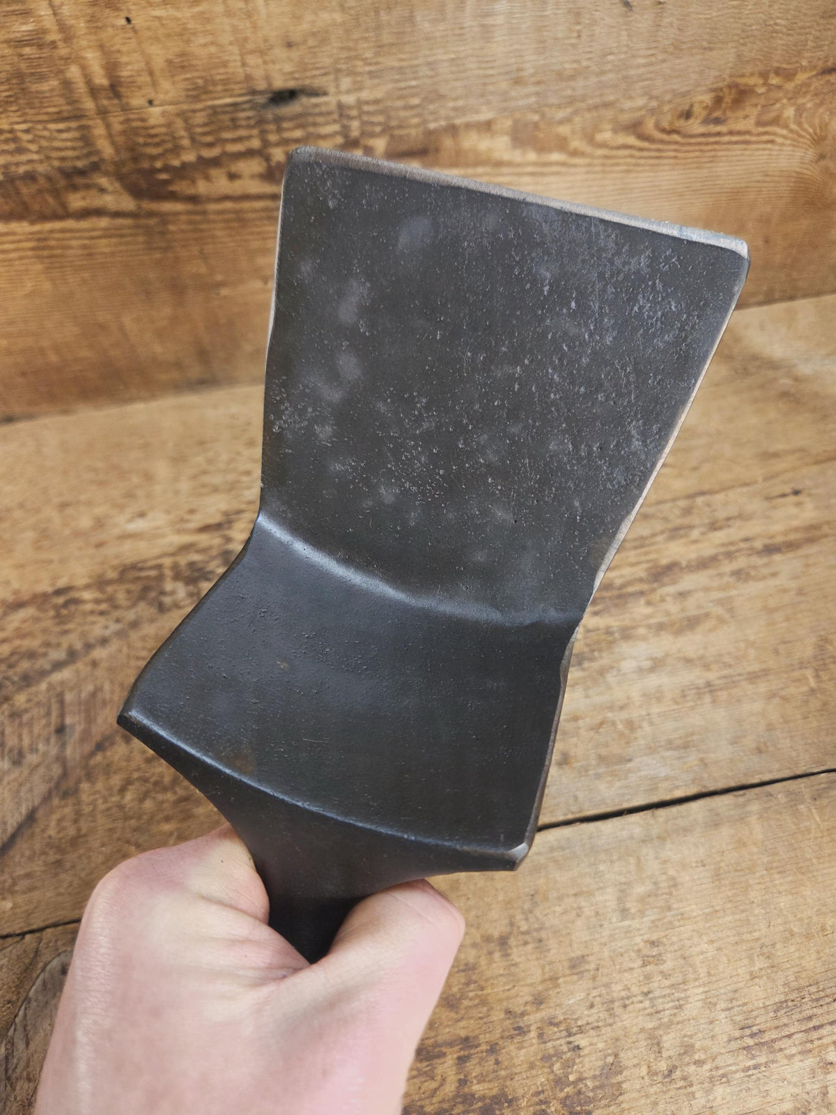 Custom Repurposed Burger Spatula. Made from an early Era Wagner Ware Sidney #8 DEEP Chicken Fryer. Awesome for the home