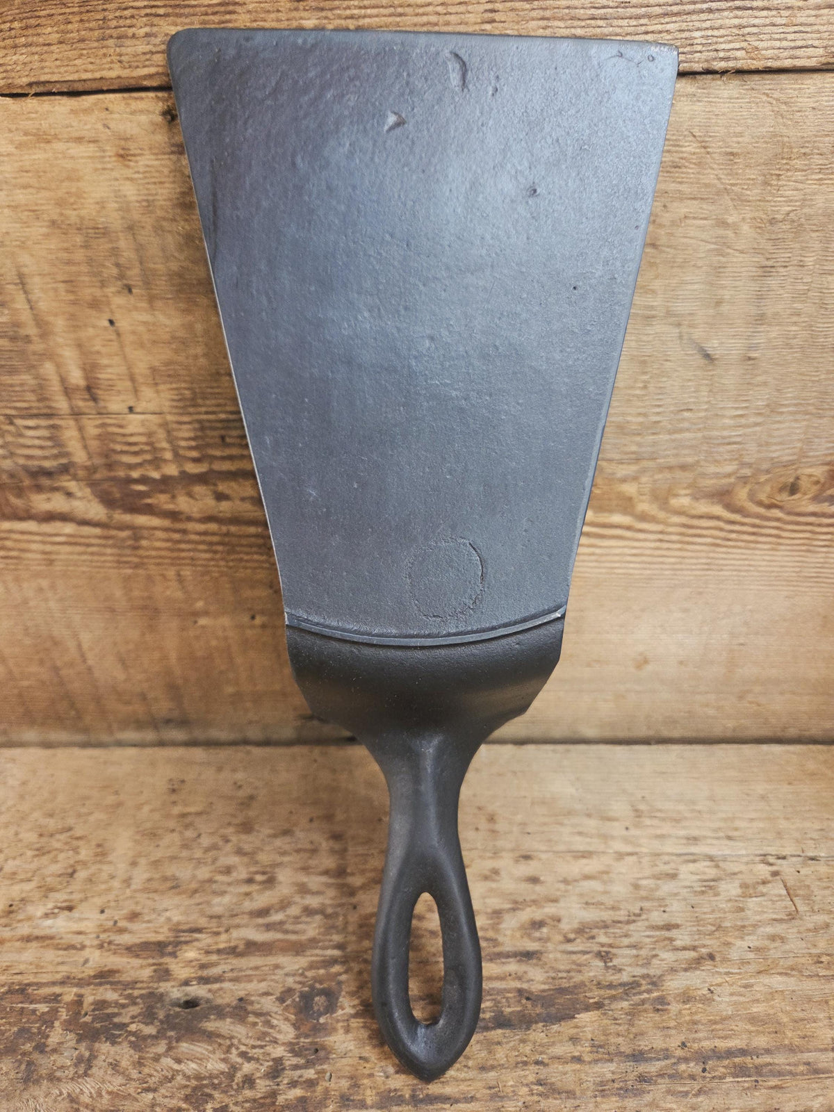 Custom made one of a kind Antique Cast Iron Spatula. Maker unknown but a wonderful gift for the griller in your life!