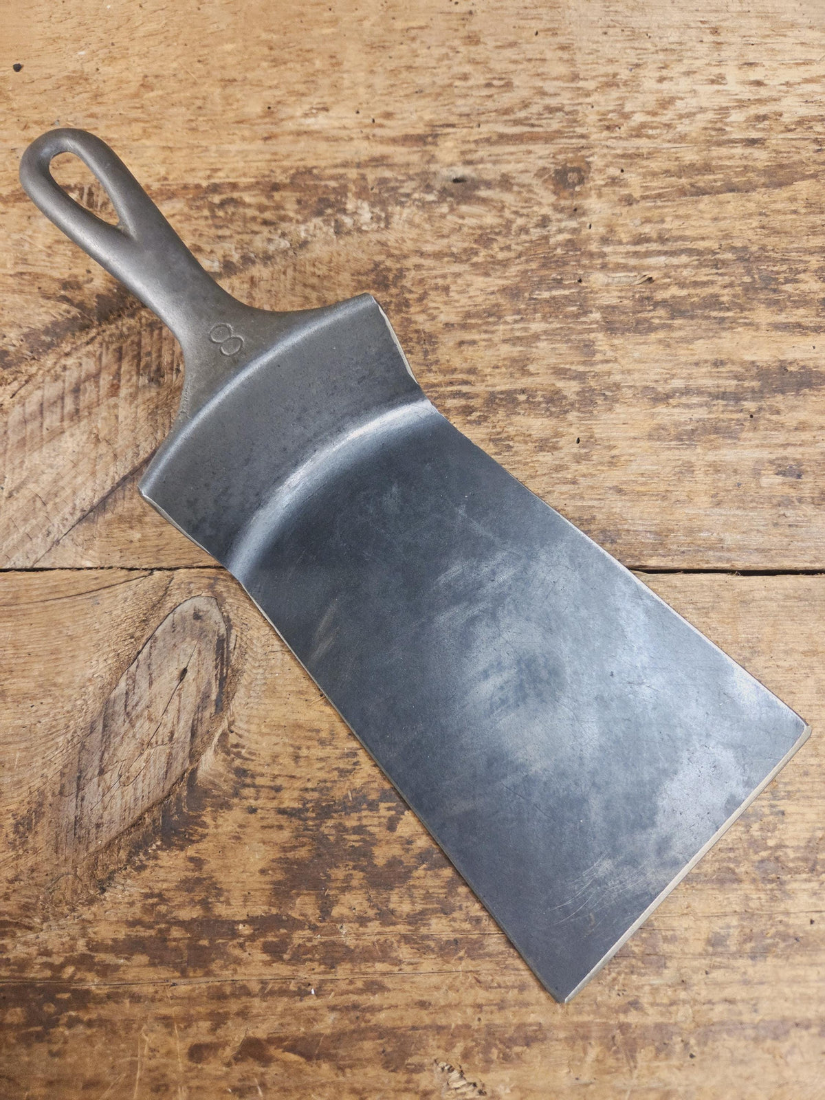 Custom made one of a kind #8 Antique Cast Iron Spatula. Maker unknown but a wonderful gift for the griller in your