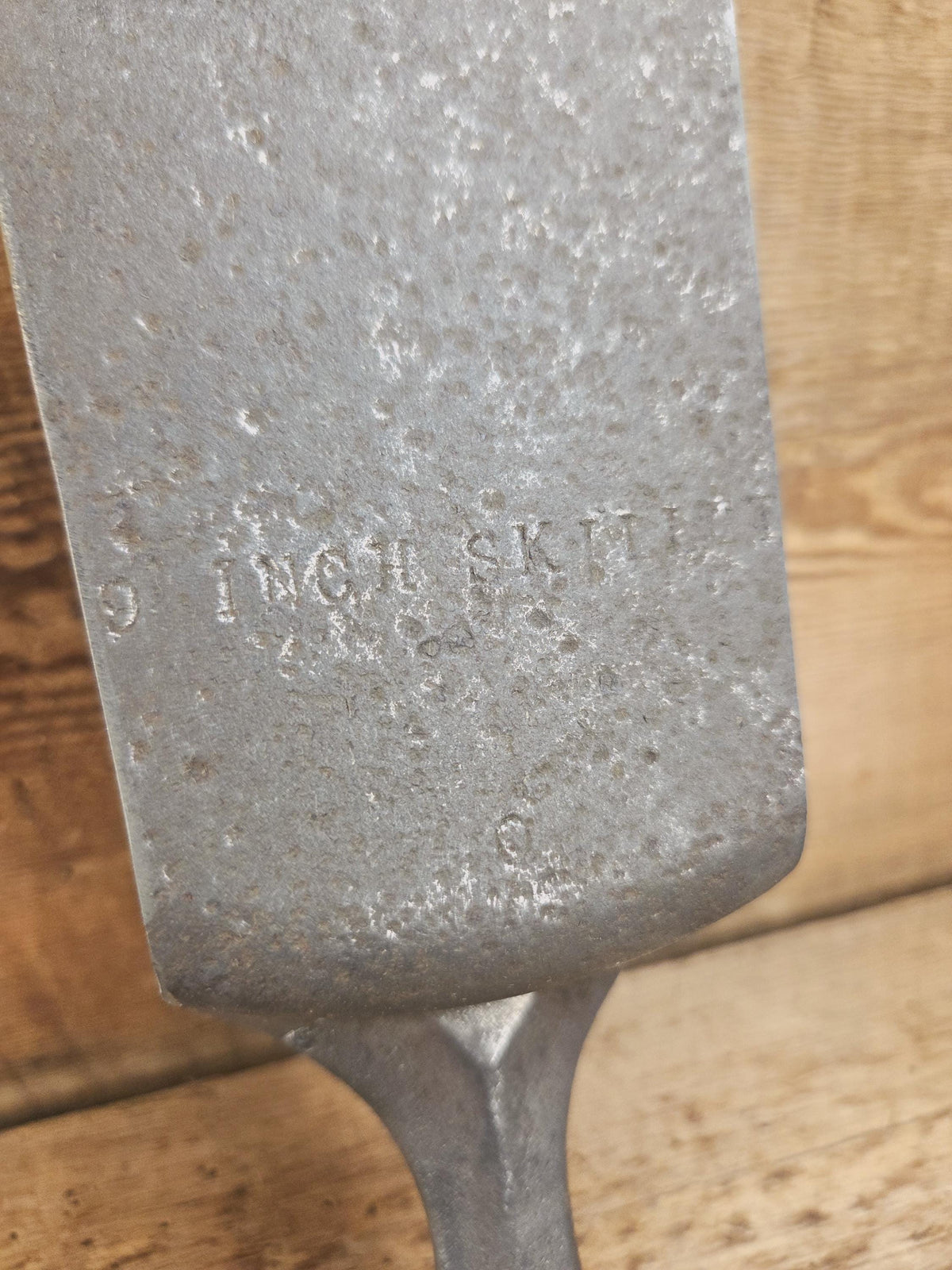Custom made one of a kind #6 Cast Iron Spatula. Maker unknown but a wonderful gift for the griller in your life! SC24