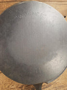 What a funky creation! Huge Repurposed Wagner #11 cast iron spatula. Possible pizza peel for your homemade pizzas!