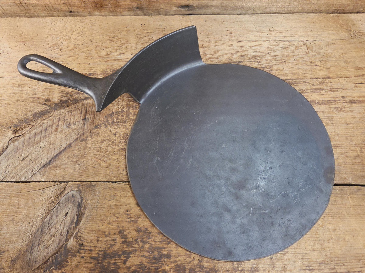 What a funky creation! Huge Repurposed Wagner #11 cast iron spatula. Possible pizza peel for your homemade pizzas!