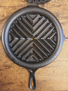Show Stopper & hard to find Complete Griswold Double Broiler. Amazing piece of American history perfect for searing.