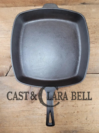 Large! 1930’S #9 Wagner Square Skillet 1219. Great Pan To Have In The Kitchen! Super Versatile