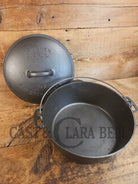 1930’s Large fully marked Wagner Ware No. 9 Dutch Oven with saw tooth style Lid 1269 - Dutch Ovens Trivets & Kettles