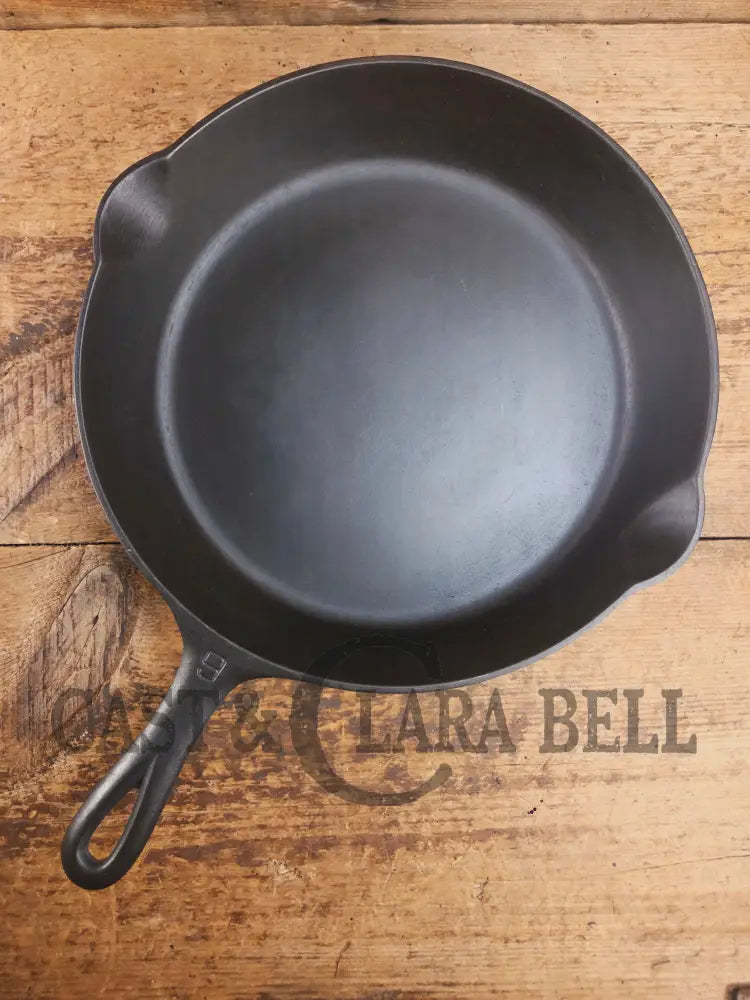 Larger Griswold #9 Cast Iron Skillet with Large Block Logo 710 F. Great protein or large saute skillet Skillet