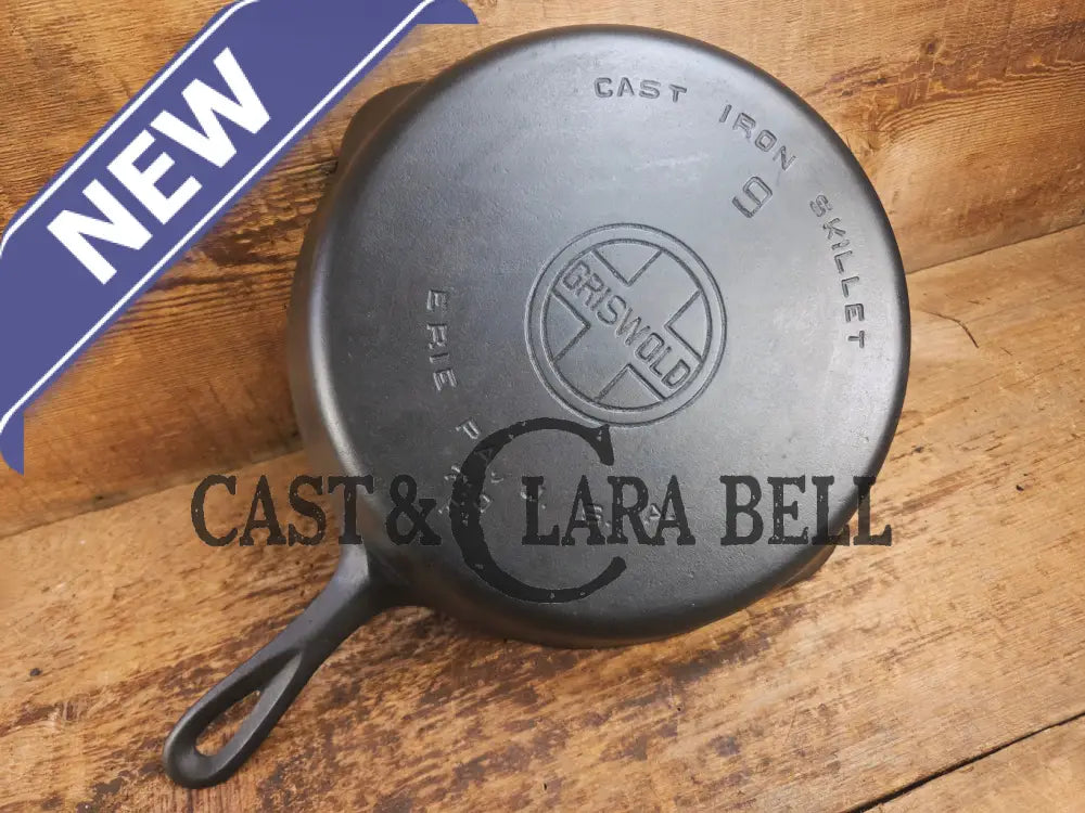 Larger Griswold #9 Cast Iron Skillet with Large Block Logo 710 F. Great protein or large saute skillet Skillet