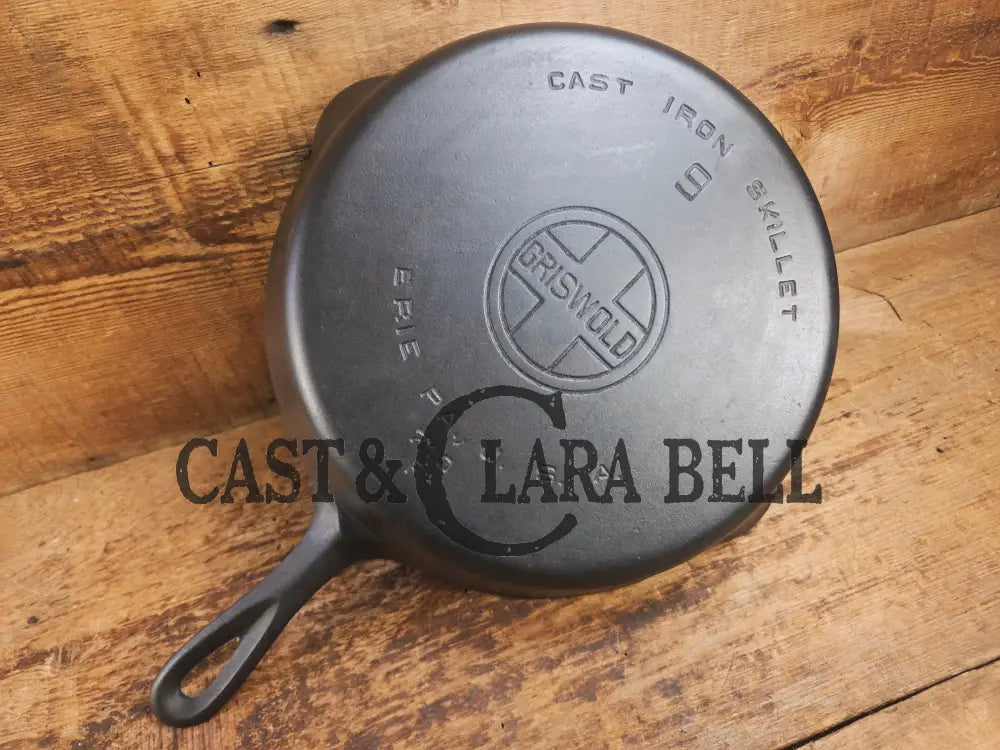 Larger Griswold #9 Cast Iron Skillet with Large Block Logo 710 F. Great protein or large saute skillet Skillet