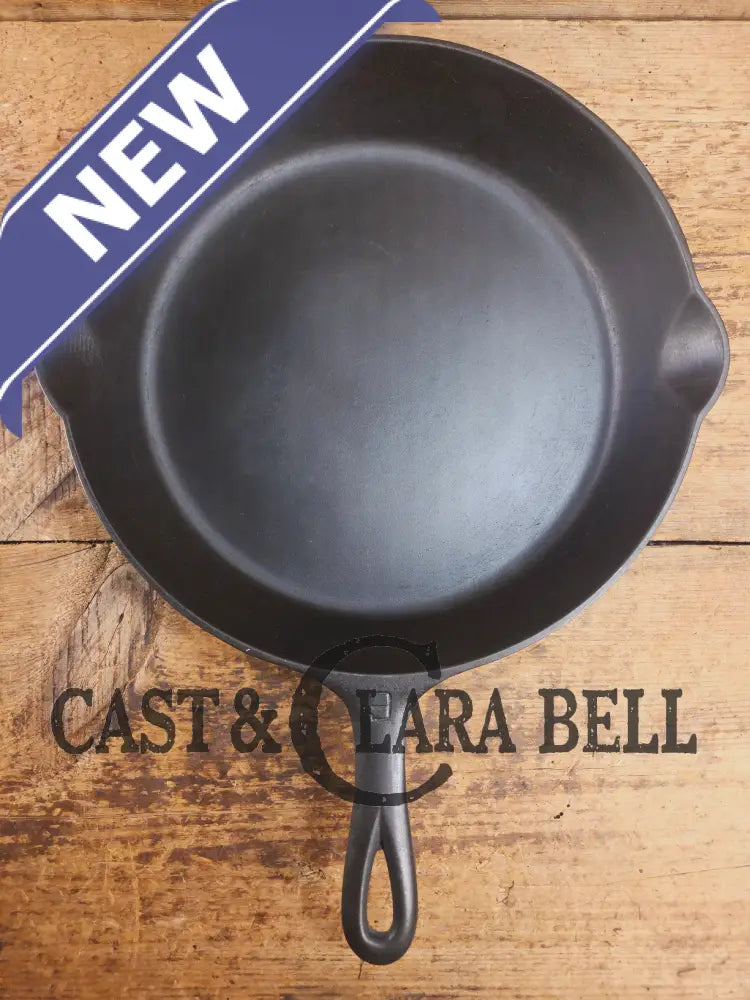 Larger Griswold #9 Cast Iron Skillet with Large Block Logo 710 F. Great protein or large saute skillet Skillet