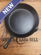 Larger Griswold #9 Cast Iron Skillet with Large Block Logo 710 F. Great protein or large saute skillet Skillet