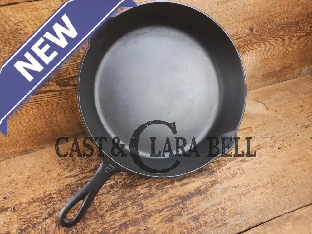 Larger Griswold #9 Cast Iron Skillet with Large Block Logo 710 F. Great protein or large saute skillet Skillet