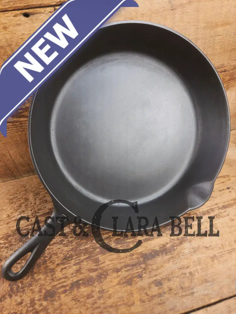 Larger Griswold #9 Cast Iron Skillet with Large Block Logo 710 F. Great protein or large saute skillet Skillet