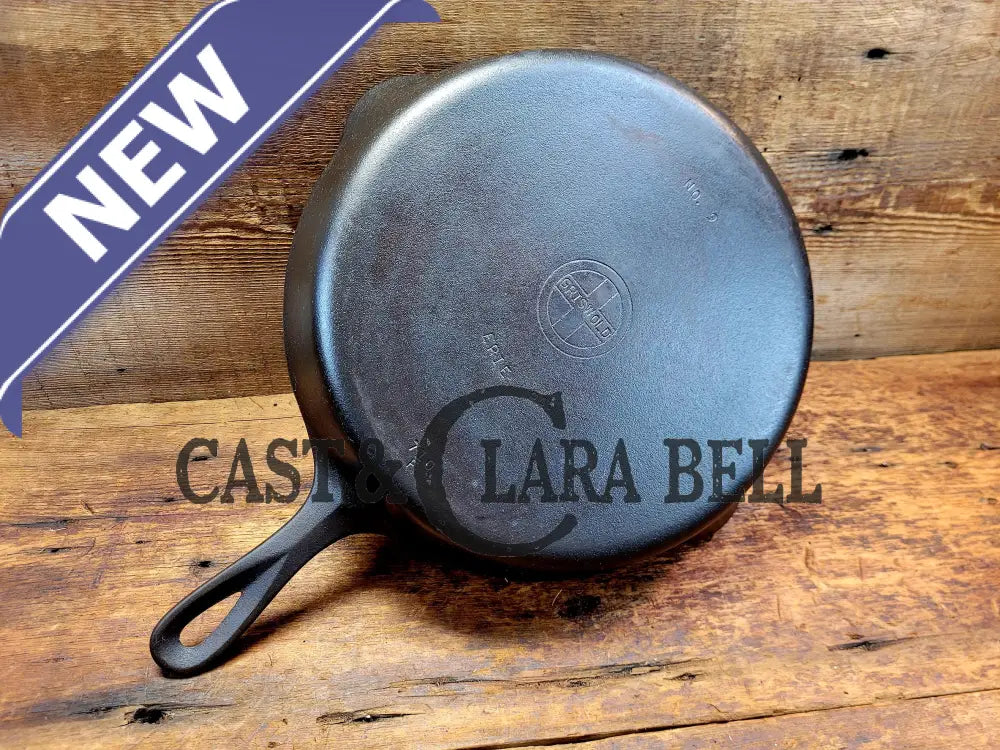 Larger Griswold #9 Cast Iron Skillet With Small Block Logo 710 F. Great Bacon Skillet