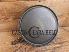 Largest of the handled griddles. 1930’s Era Wagner Ware #10 Cast Iron Round Griddle 1110 Makes great Grilled Cheese!