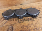 Late 1800’s 3-Section Pancake Flop Griddle by Schofield MFG. New York. Mint condition SC24 - Griddle