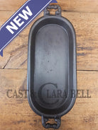 Late 1800’s Antique Gate-marked #8 Cast Iron Griddle/Sad Iron Heater. Ornate fancy handles awesome for cooking &