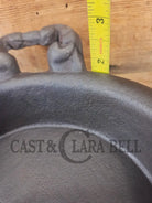 Late 1800’s Antique Gate-marked #8 Cast Iron Griddle/Sad Iron Heater. Ornate fancy handles awesome for cooking &