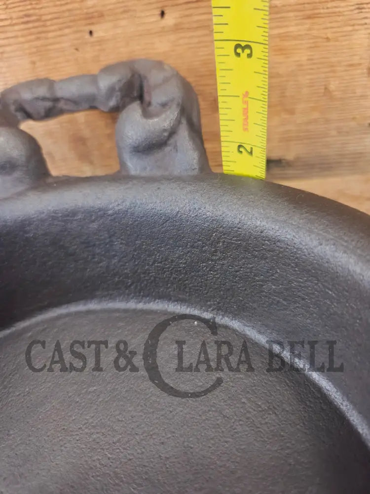 Late 1800’s Antique Gate-marked #8 Cast Iron Griddle/Sad Iron Heater. Ornate fancy handles awesome for cooking &