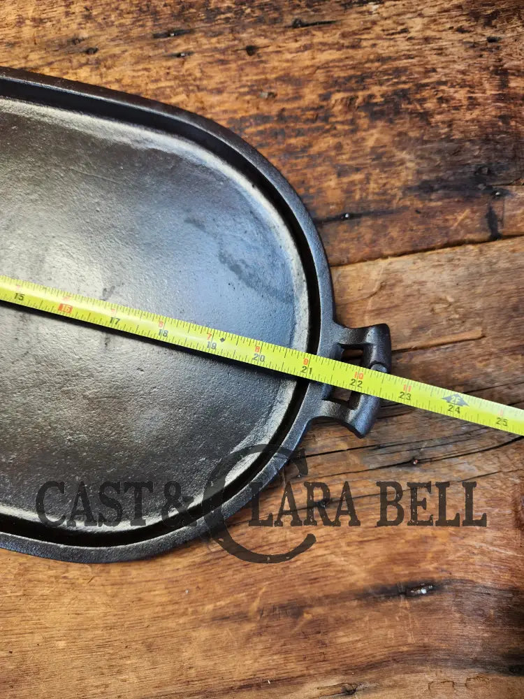 Late 1800’S Antique Gate-Marked #8 Cast Iron Long Griddle. Awesome Camp Griddle Griddle