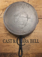 Late 1800’s HTF Marietta 9 inch Skillet with Gatemark & Marietta PA markings. Restored and Ready to Use! Skillet