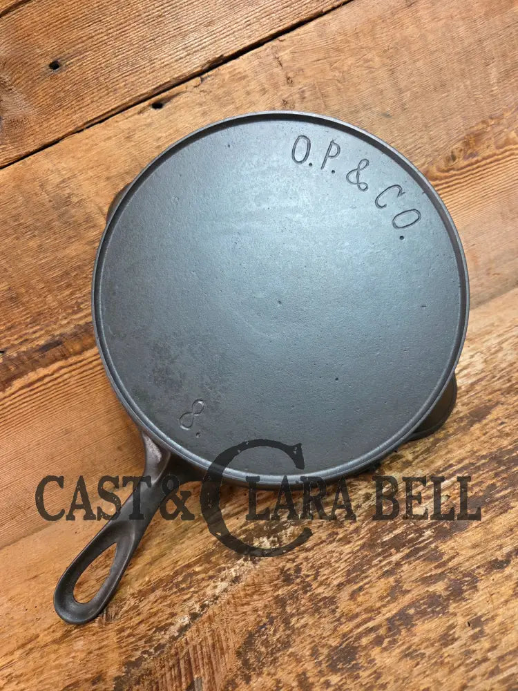Late 1800’s HTF Orr & Painter and Co. #8 cast iron skillet. Reading PA. Mint condition and elegant to use in your