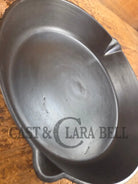 Late 1800’s Pointy handled #8 cast iron skillet with Raised P K and 8 on the bottom. Beautiful skillet amazing daily