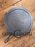 Late 1800’s Pointy handled #8 cast iron skillet with Raised P K and 8 on the bottom. Beautiful skillet amazing daily