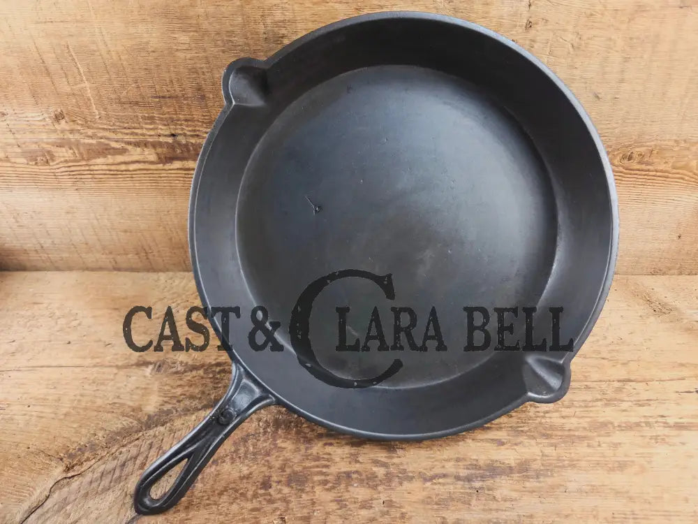 Late 1800’s Semi Fancy handled #9 cast iron skillet with Raised PH on the bottom. Beautiful skillet amazing daily user!