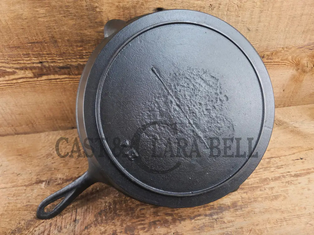 Late 1800’s Semi Fancy handled #9 cast iron skillet with Raised PH on the bottom. Beautiful skillet amazing daily user!