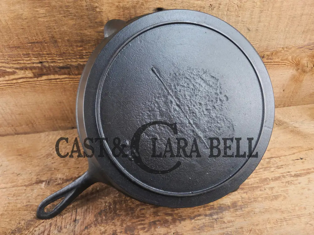 Late 1800’s Semi Fancy handled #9 cast iron skillet with Raised PH on the bottom. Beautiful skillet amazing daily user!