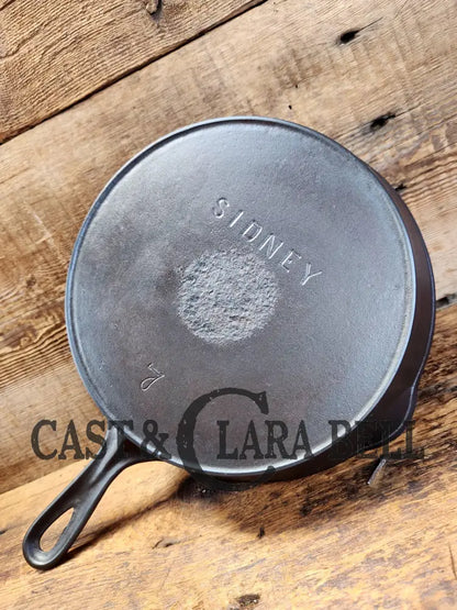 Late 1800’S Sidney (Pre-Wagner) Holloware #7 Cast Iron Skillet. Pitting But Otherwise Gorgeous!