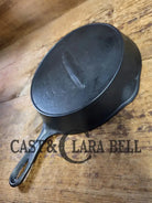 Late 1800’s Unknown Maker Antique #7 Skillet Fancy Handle. Very cool piece to use similar to Griswold Erie Skillet