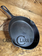 Late 1800’s Unknown Maker Antique #7 Skillet Fancy Handle. Very cool piece to use similar to Griswold Erie Skillet