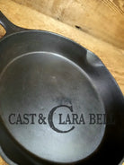 Late 1800’s Unknown Maker Antique #7 Skillet Fancy Handle. Very cool piece to use similar to Griswold Erie Skillet