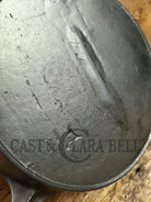 Late 1800’s Unknown Maker Antique #7 Skillet Fancy Handle. Very cool piece to use similar to Griswold Erie Skillet
