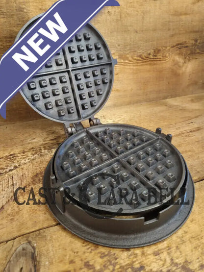 Late 1800’s Unmarked BEAUTIFUL #8 Antique Waffle iron. Awesome raised 8 on both paddles and handles. VERY cool! Waffle