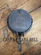 Late 1800’s Unmarked BEAUTIFUL #8 Antique Waffle iron. Awesome raised 8 on both paddles and handles. VERY cool! Waffle