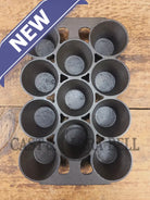 Late 1890’s Erie #10 Popover Pan 11 cup. 948. Variation #4. Beautifully restored and ready to make muffins popovers and