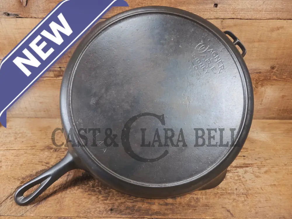 Looking for a BIG skillet?? 1920’s Wagner #14 Cast Iron Skillet the biggest Wagner made. Big bacon skillet awesome for