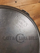 Looking for a BIG skillet?? 1920’s Wagner #14 Cast Iron Skillet the biggest Wagner made. Big bacon skillet awesome for