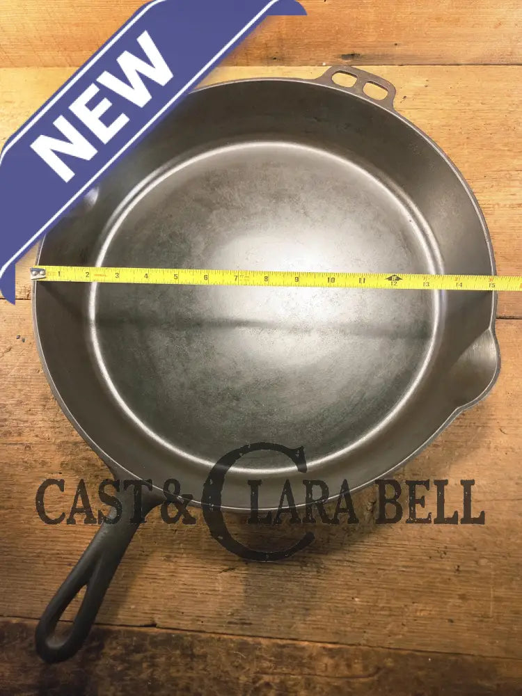 Looking for a BIG skillet?? 1920’s Wagner #14 Cast Iron Skillet the biggest Wagner made. Big bacon skillet awesome for