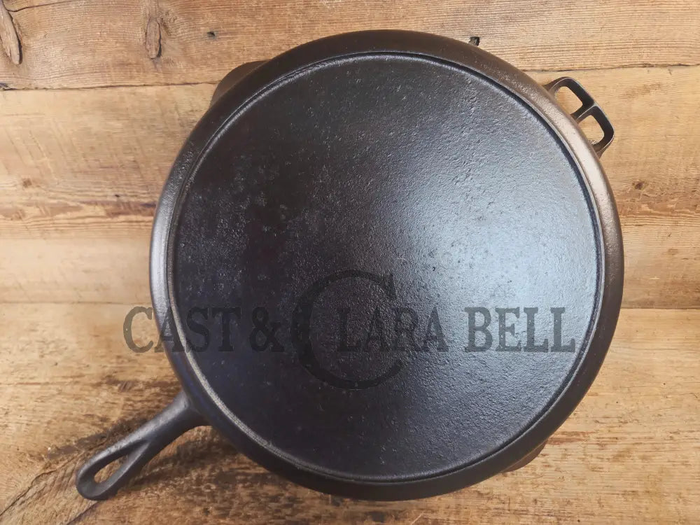 Looking for a BIG skillet?? 1920’s Wagner #14 Cast Iron Skillet the biggest Wagner made BUT far less than Fully Marked!