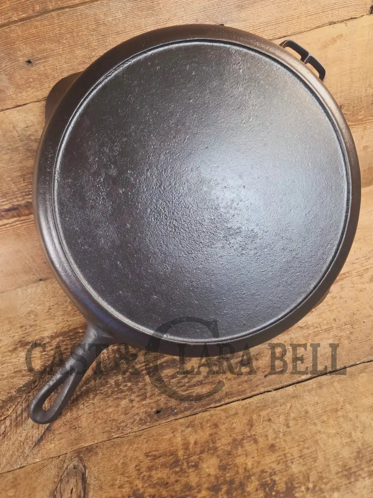 Looking for a BIG skillet?? 1920’s Wagner #14 Cast Iron Skillet the biggest Wagner made BUT far less than Fully Marked!