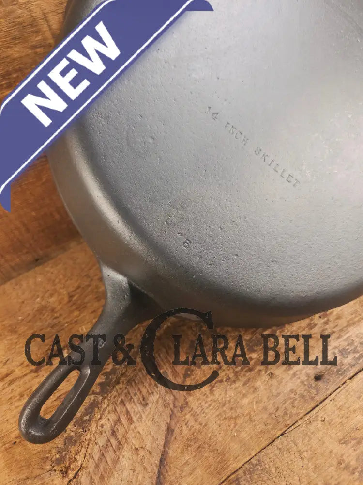 Looking for a BIG skillet?? Wagner #12 B Cast Iron Skillet with Heat Ring 14 inch skillet Skillet